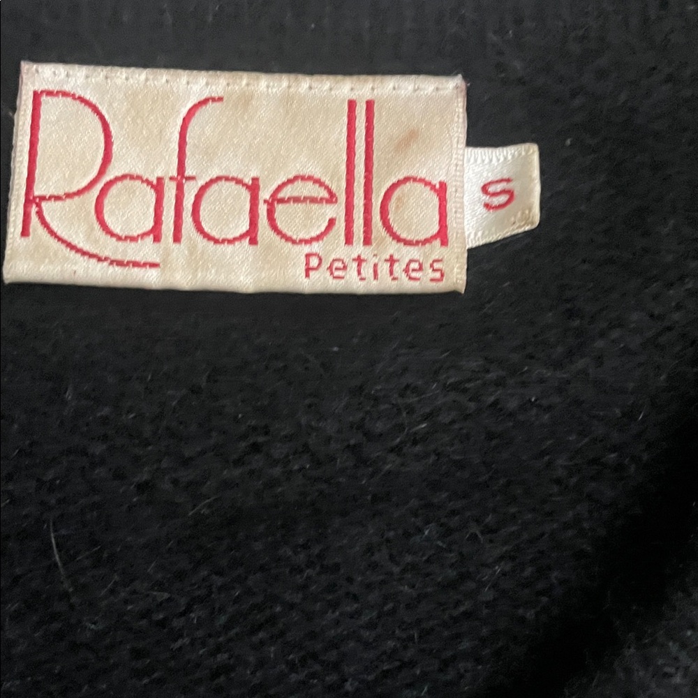Rafaella Black Textured Sweater - Picture 2 of 3